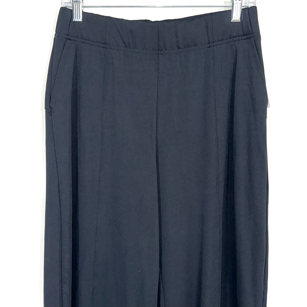 SOLD 💕NWT Old Navy High Waisted PowerSoft Wide Leg Pants in Black Jack Size M - Picture 6 of 15